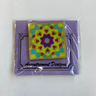 Lime and Aqua Needle Minder - KC Needlepoint