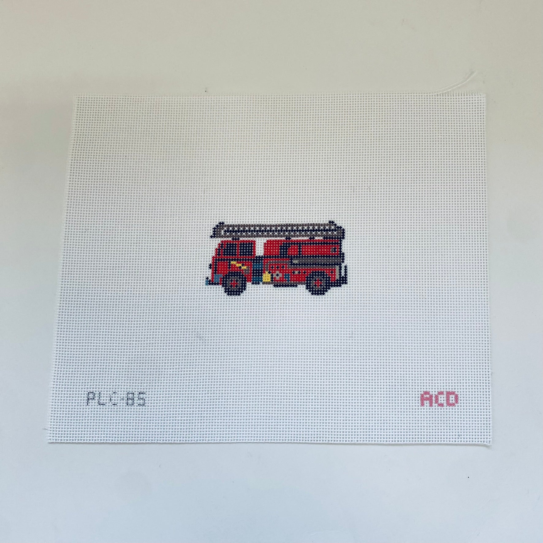 Firetruck Canvas - KC Needlepoint