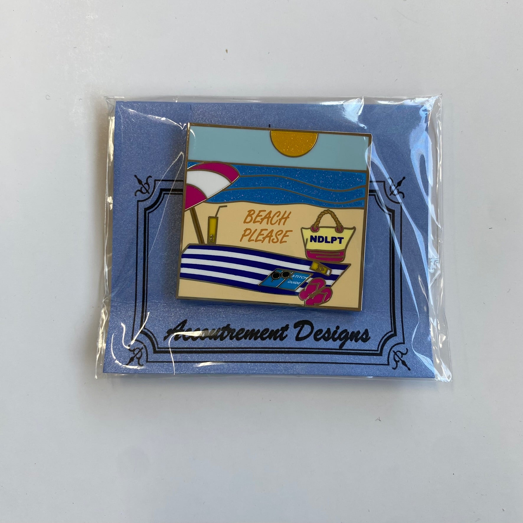 Beach Please Needle Minder - KC Needlepoint