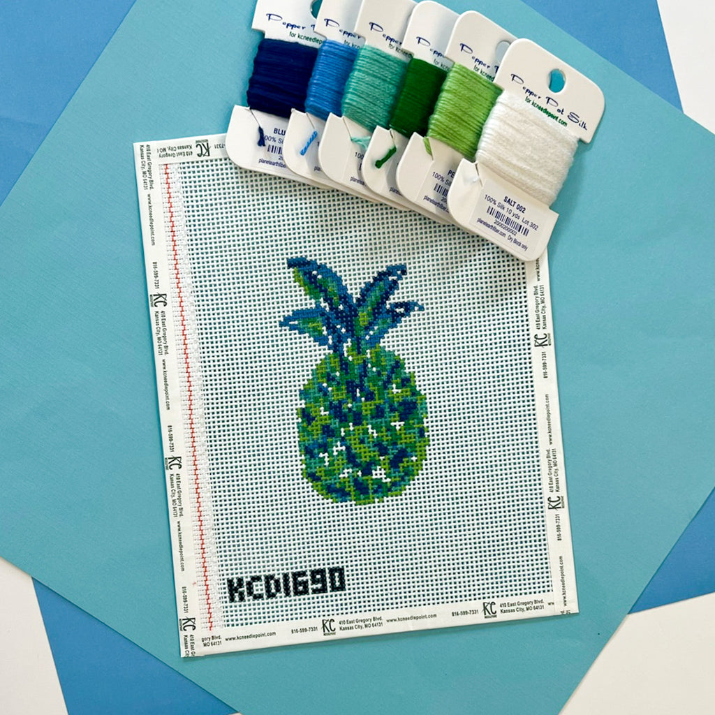 Pineapple Kit - KC Needlepoint