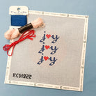 Joy Joy Joy Round Kit - KC Needlepoint