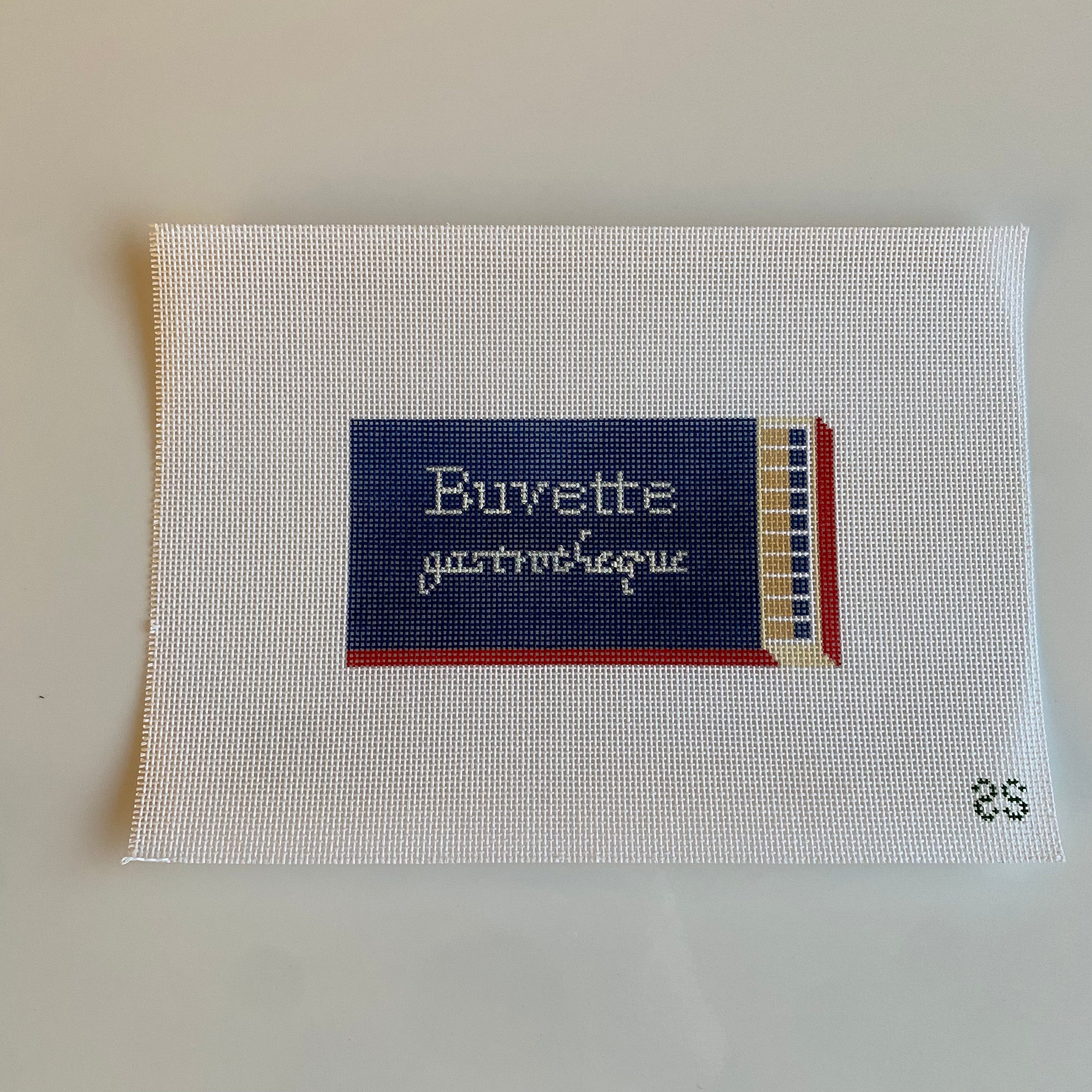 Buvette Matchbook Canvas - KC Needlepoint