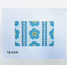 Forget Me Not Quilt Acrylic Purse Canvas - KC Needlepoint