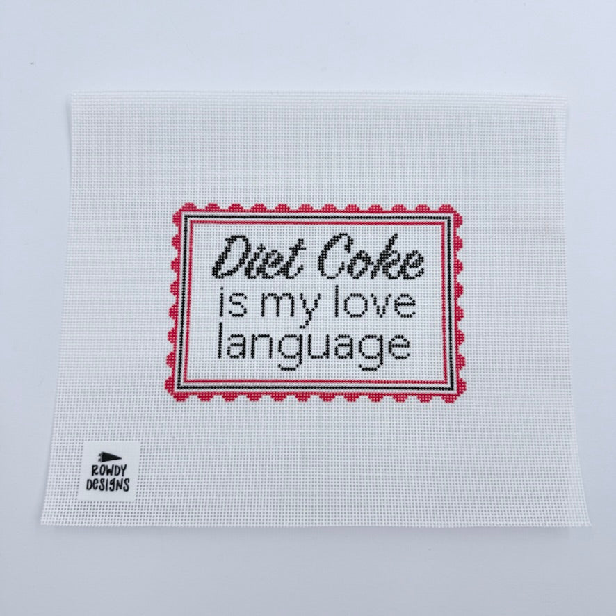 Diet Coke is My Love Language Canvas