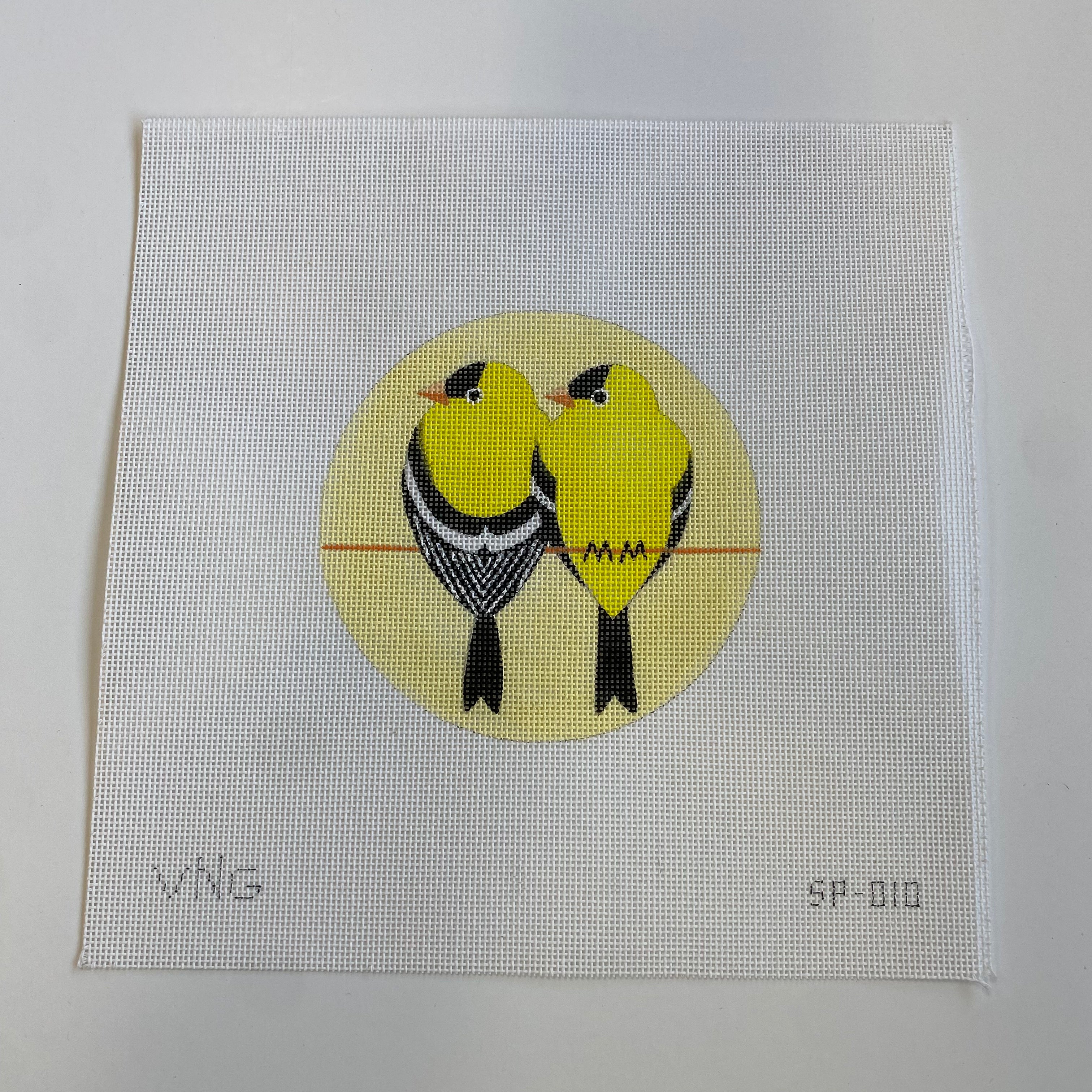 Goldfinches Canvas - KC Needlepoint