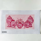 Flamingos and Fire Bolster Pillow Canvas - KC Needlepoint