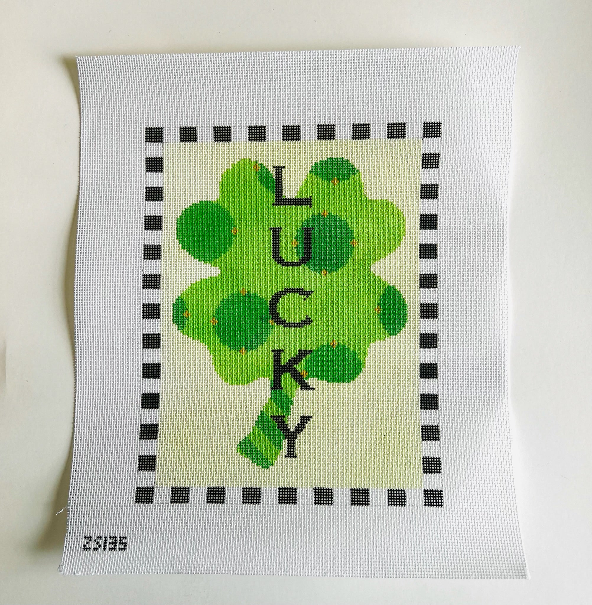 Lucky Clover Canvas - KC Needlepoint