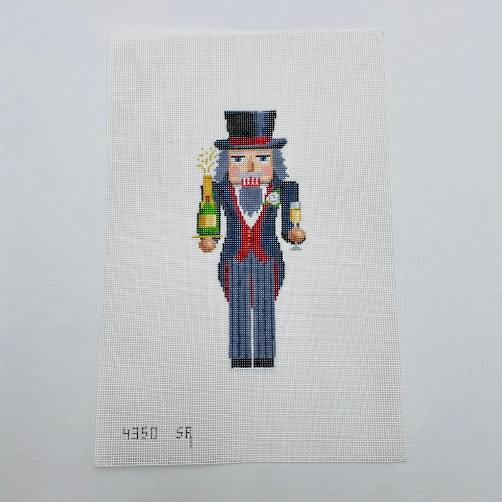 Champagne Nutcracker Canvas