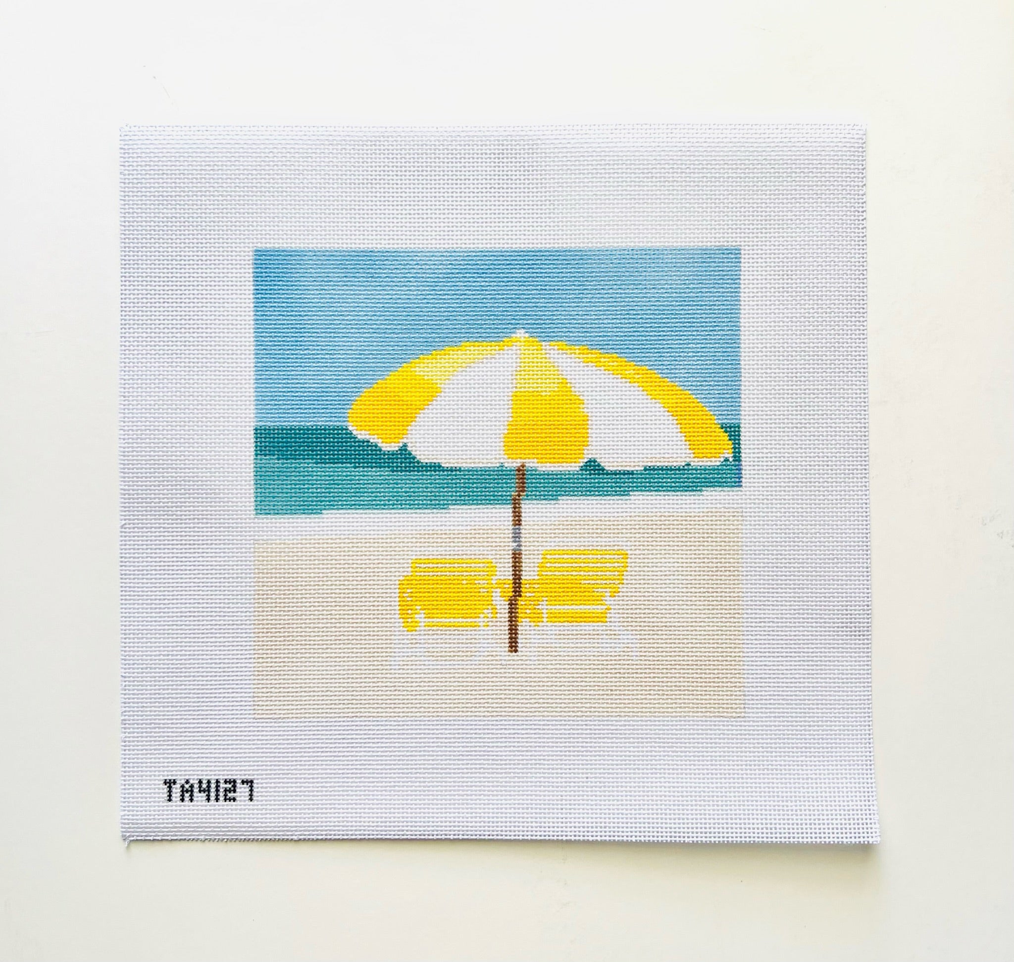 Beach Needlepoint Canvas - KC Needlepoint