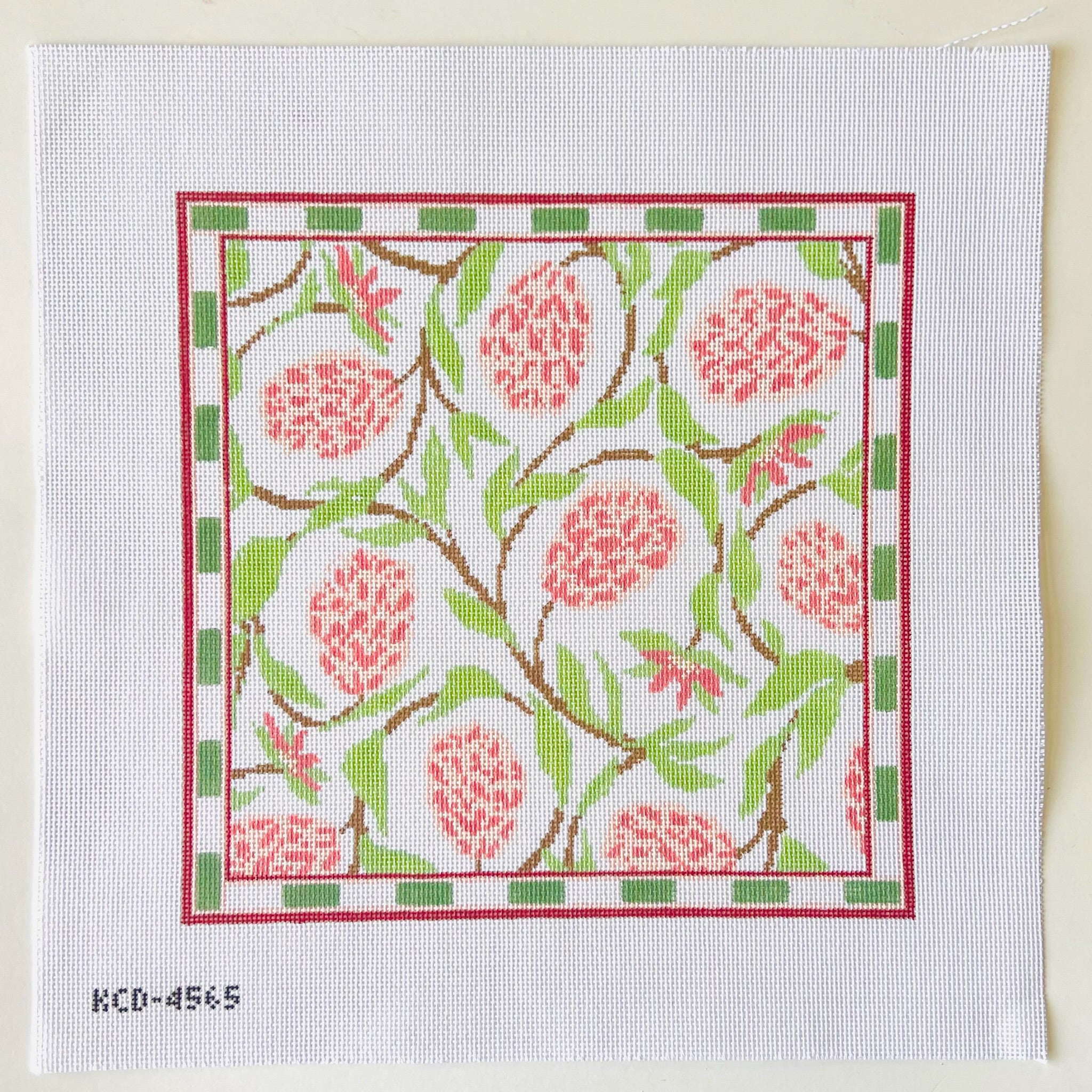 Botanical Print Canvas - KC Needlepoint