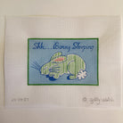 Shh.. Bunny Sleeping Blue Canvas - KC Needlepoint