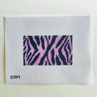 Navy Zebra Eyeglass Case Insert - KC Needlepoint