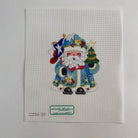 Texas Squatty Santa Canvas - KC Needlepoint