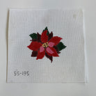 Christmas Poinsettia Canvas - KC Needlepoint