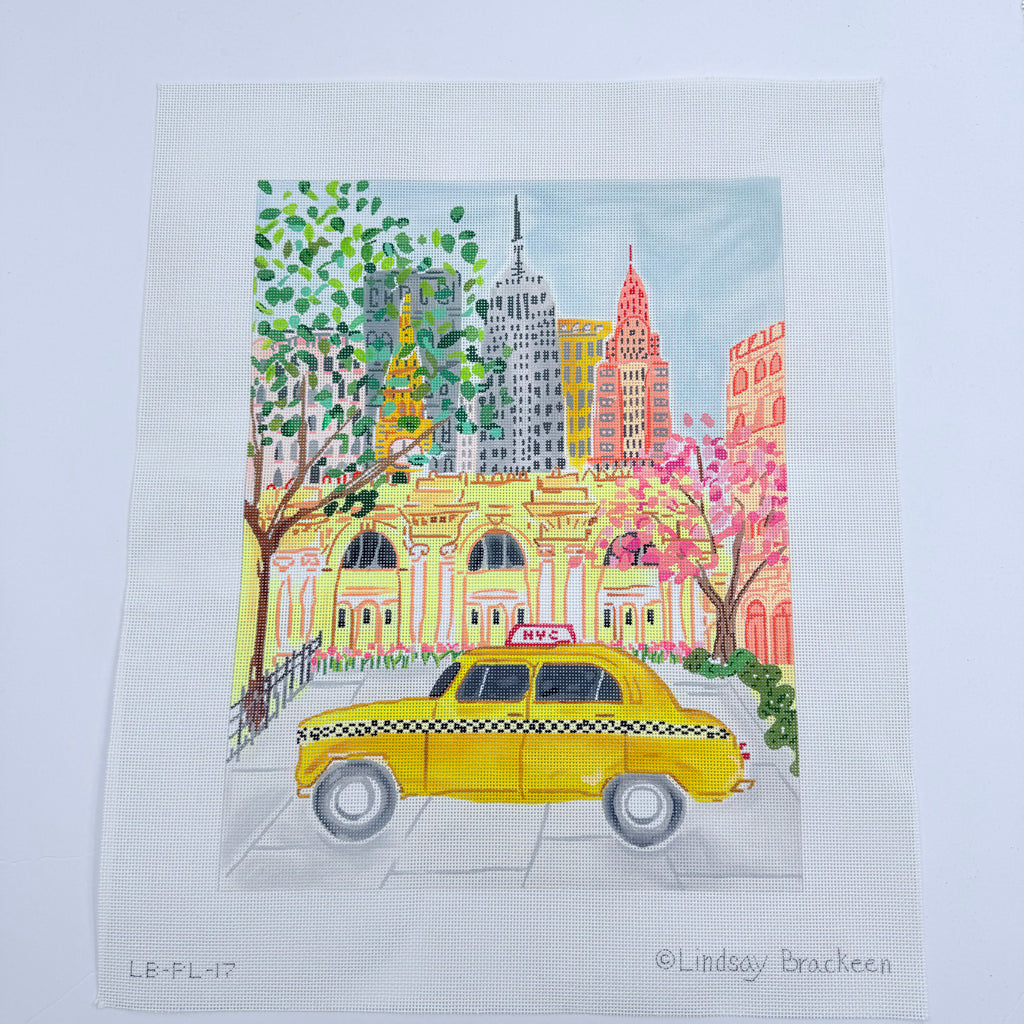 NYC Yellow Cab Canvas