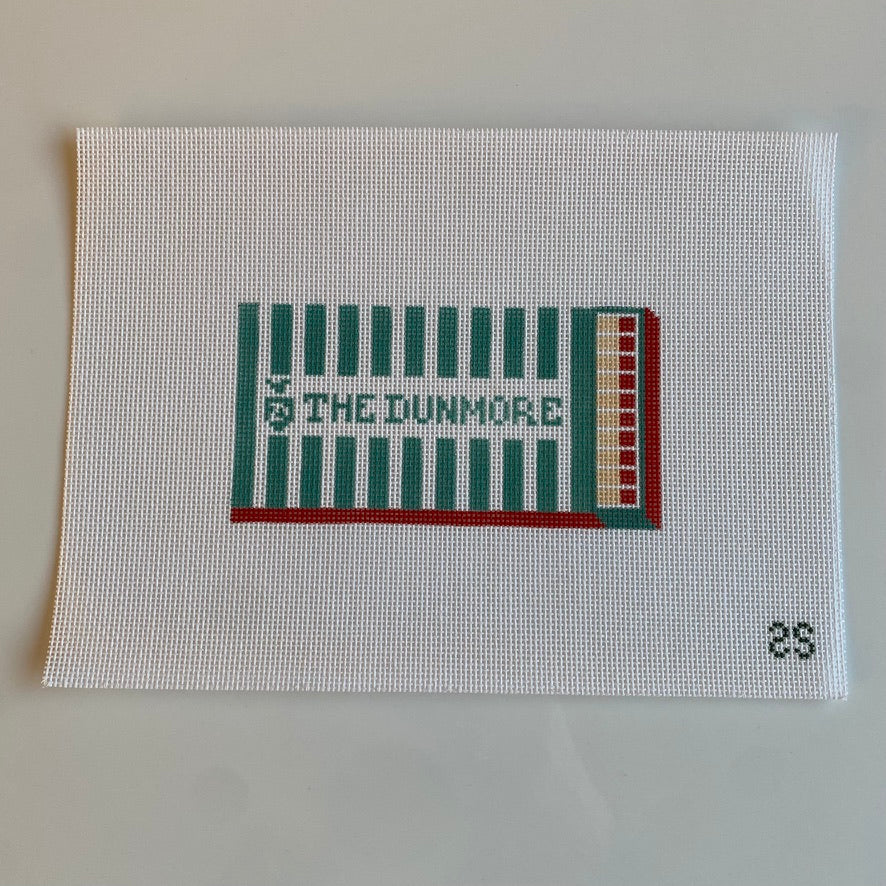 The Dunmore Matchbook Canvas - KC Needlepoint