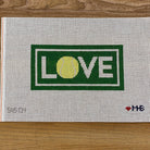 LOVE Tennis Canvas - KC Needlepoint