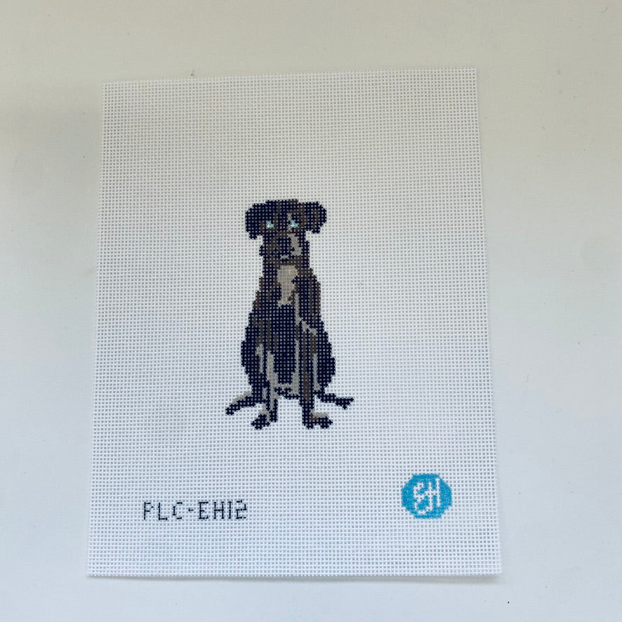 Chocolate Lab Canvas - KC Needlepoint