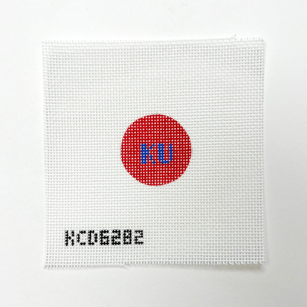 KU Key Fob Insert Canvas