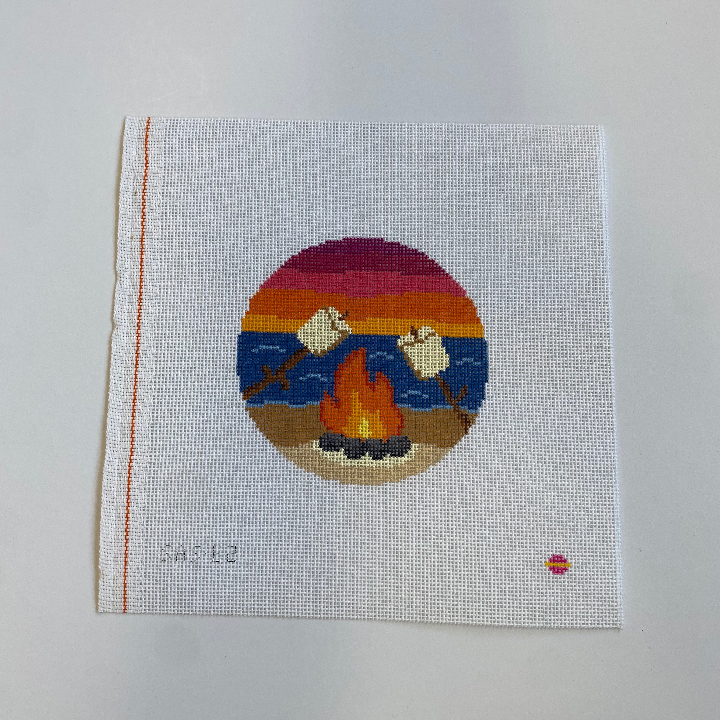 Marshmallows in Paradise Canvas - KC Needlepoint