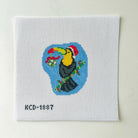 Holiday Toucan Canvas - KC Needlepoint