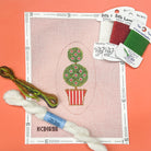 Christmas Ball Topiary Kit - KC Needlepoint