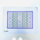 Lilac Primrose Clutch Canvas - KC Needlepoint