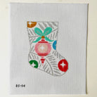 Deck the Halls Ornament Sized Stocking Canvas - KC Needlepoint