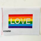 Pride Flag Acrylic Purse Canvas - KC Needlepoint