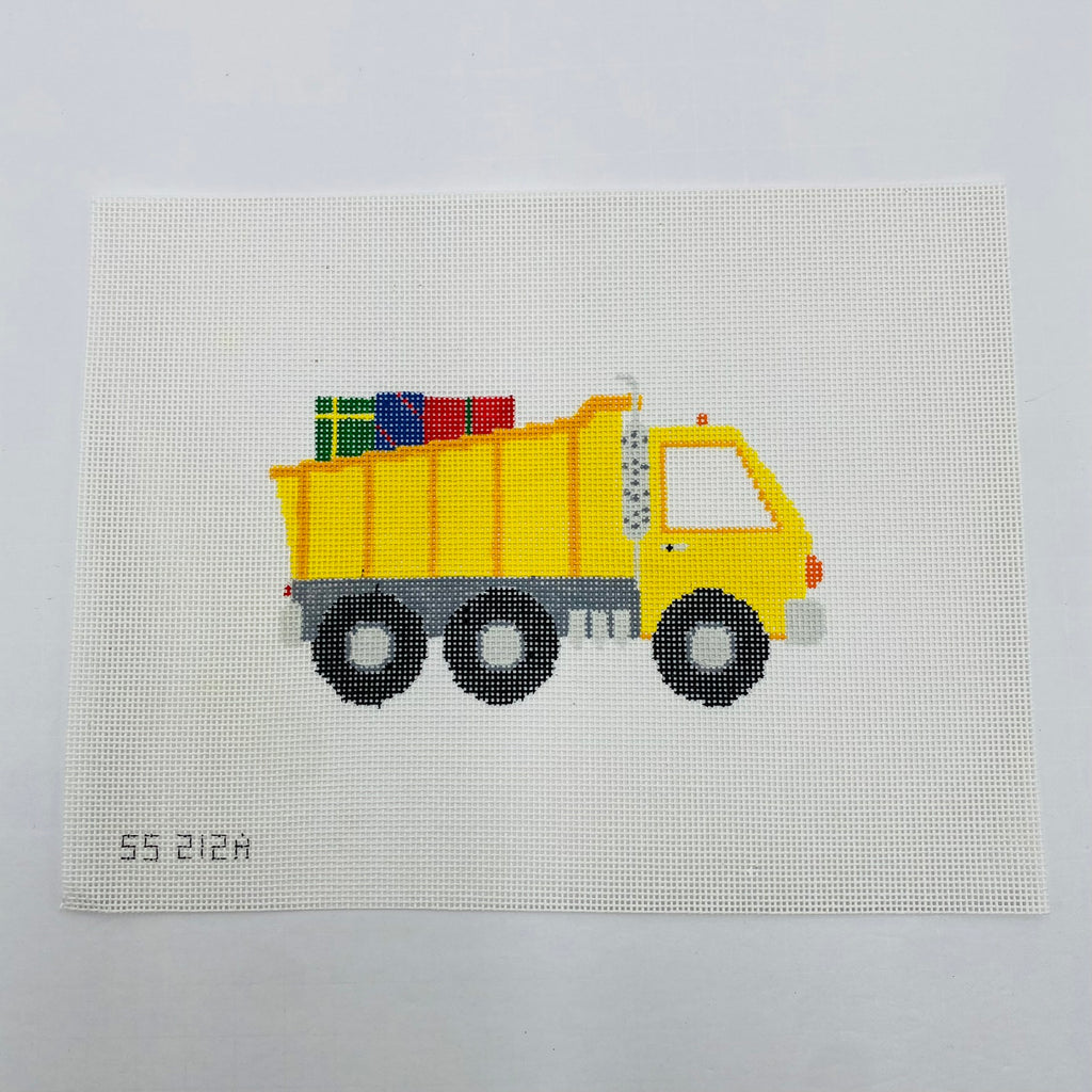 Dump Truck with Presents Canvas