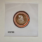 Latte with Swirl Canvas - KC Needlepoint