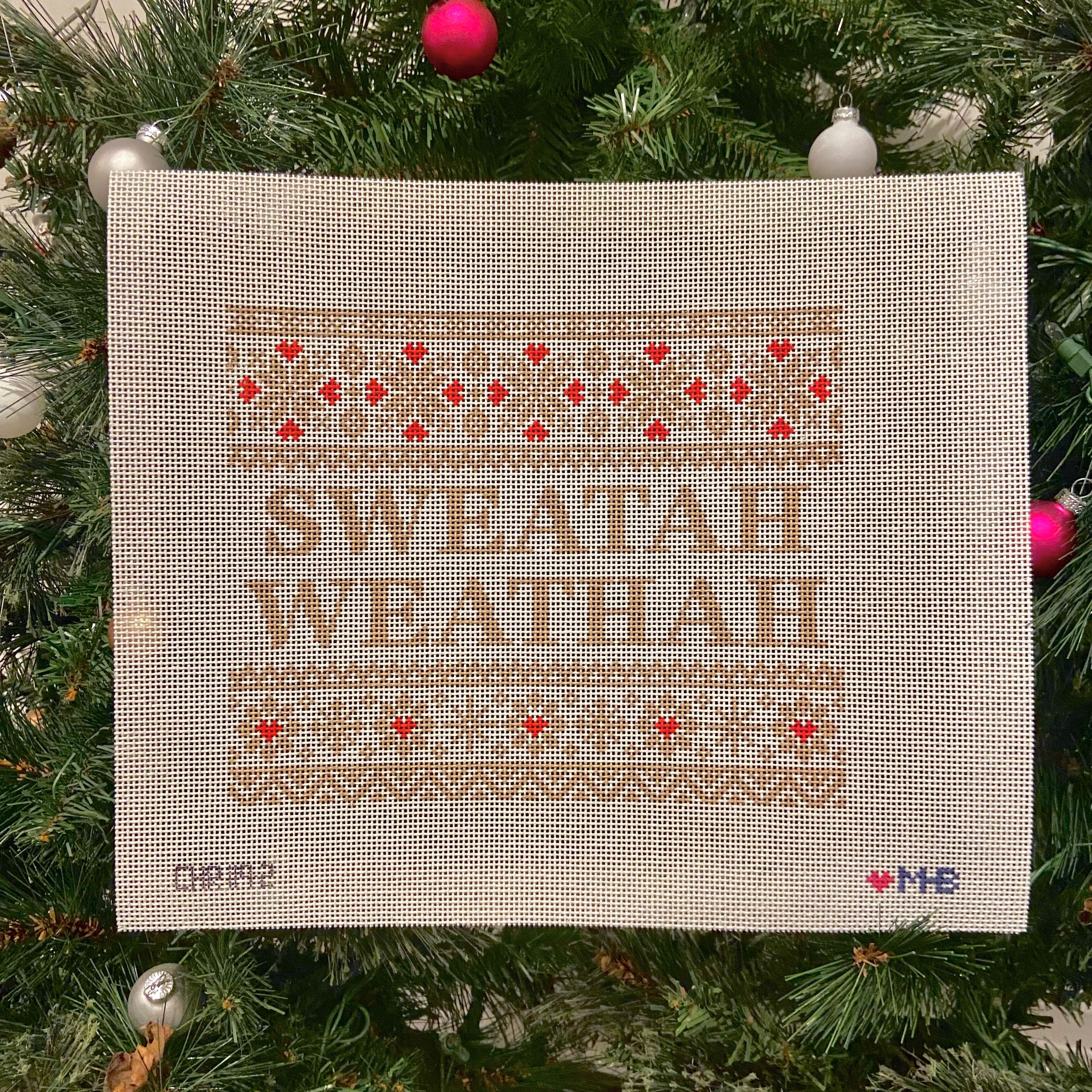 Taupe Sweatah Weathah Canvas - KC Needlepoint