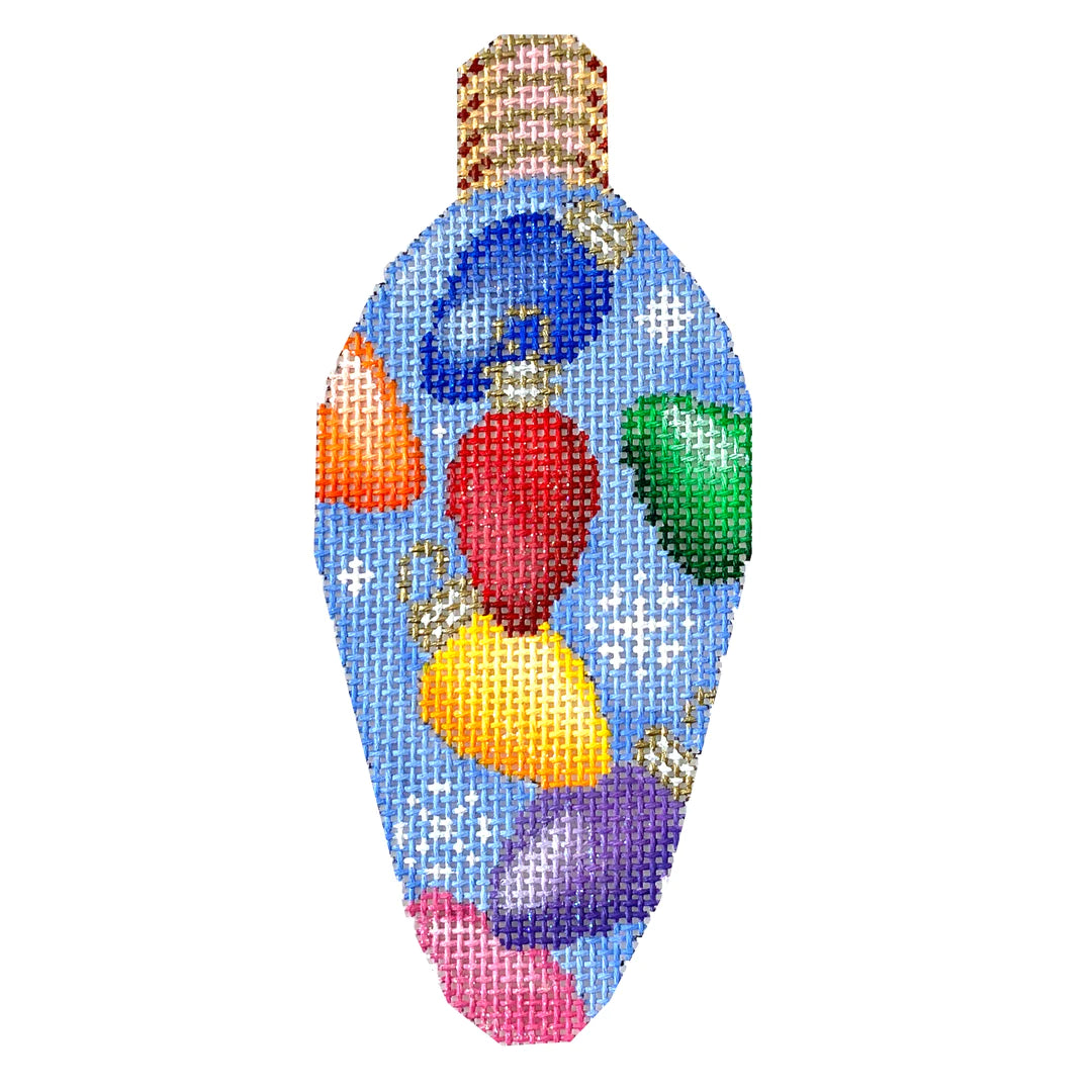 Light Bulbs Light Bulb Canvas - KC Needlepoint