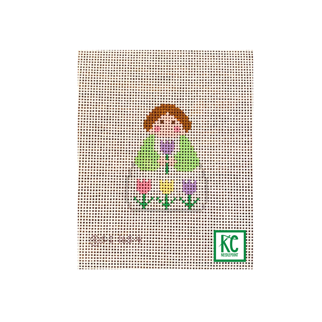 April Angel Needlepoint Canvas