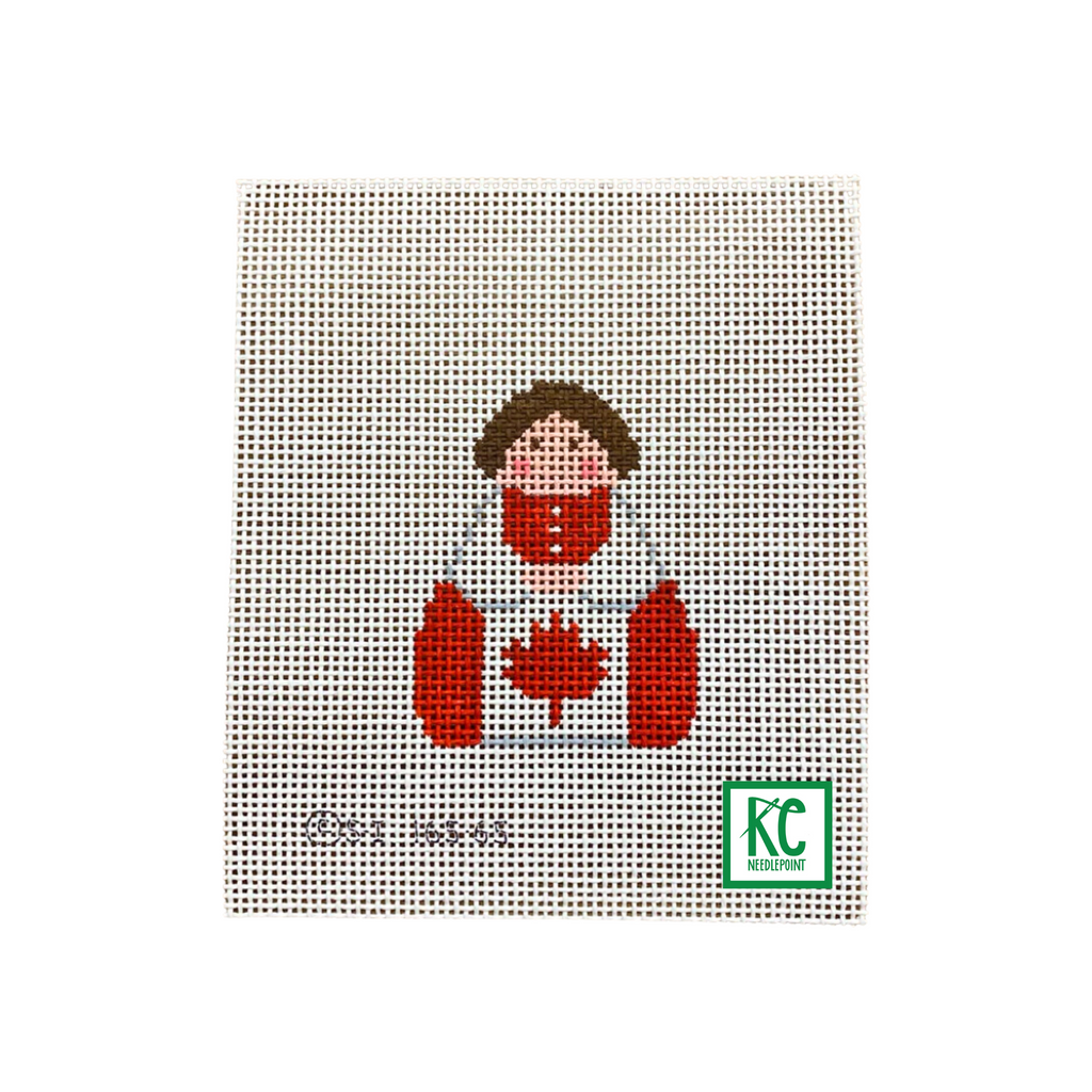 Canada Flag Angel Canvas