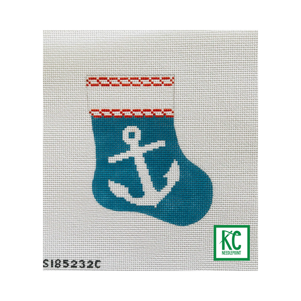 Anchor Mini Sock Canvas