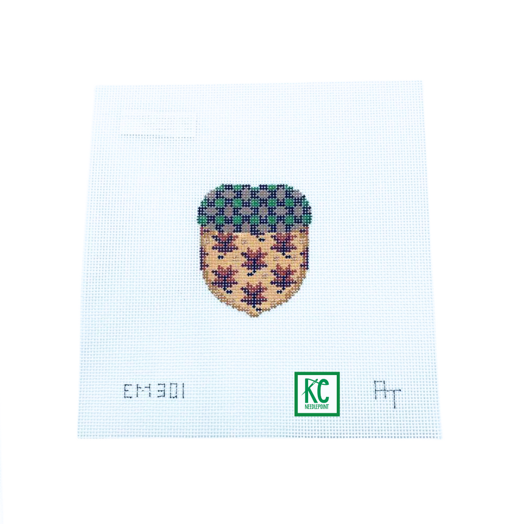 Oak Leaf Woven Cap Mini Acorn Canvas