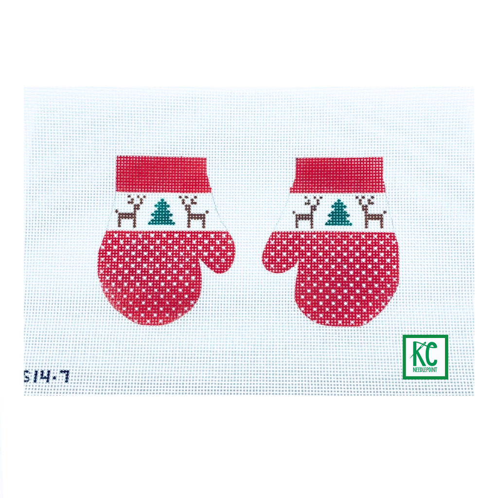 Reindeer Mittens Canvas