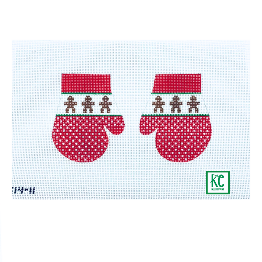 Gingerbread Mittens Canvas