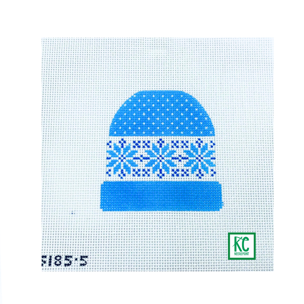 Snowflakes Stocking Cap Canvas