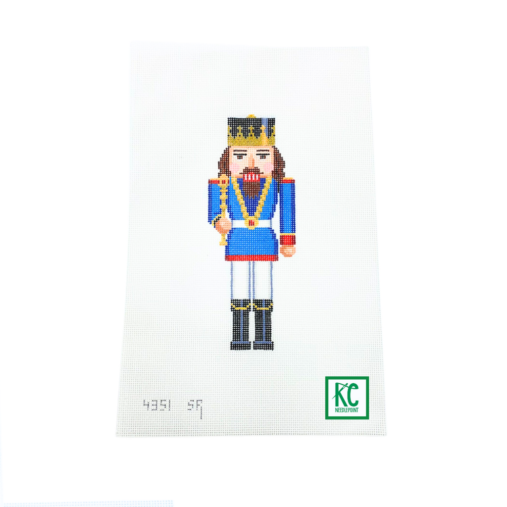 Blue Nutcracker Canvas