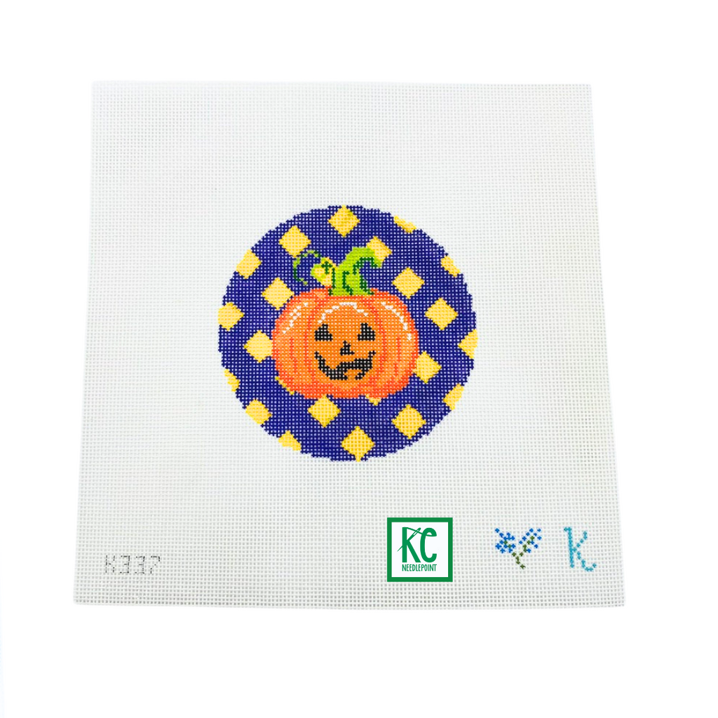 Pumpkin Round Canvas