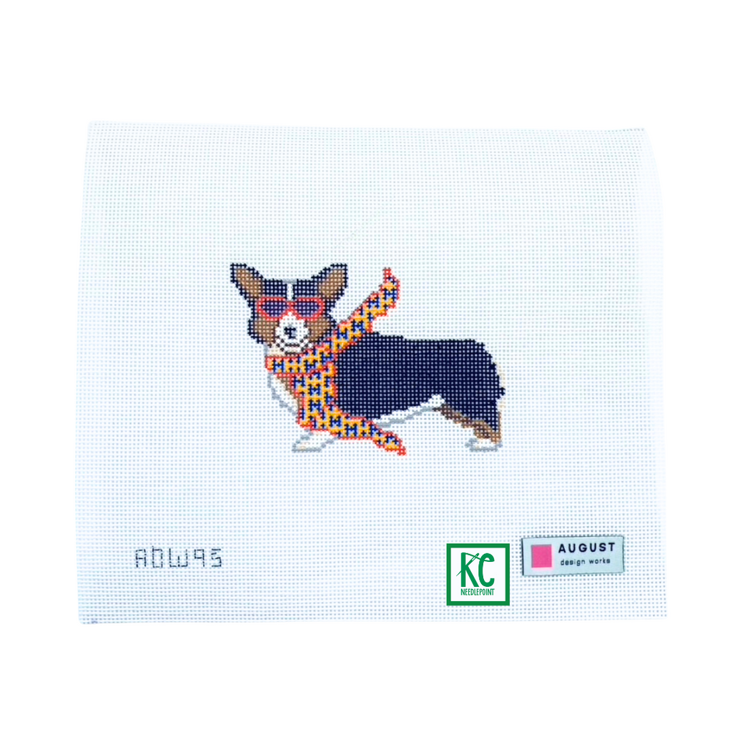 Bougie Corgie Canvas