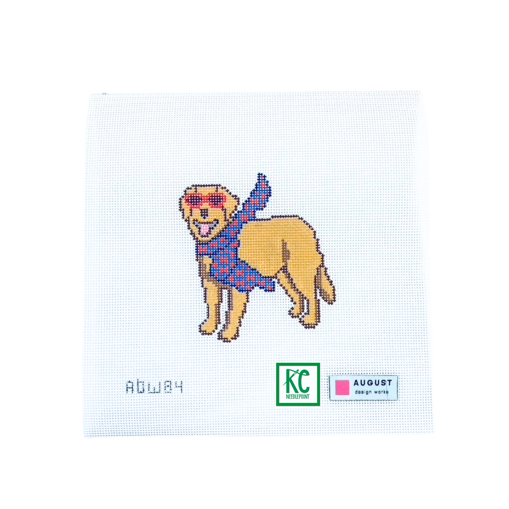 Bougie Golden Retriever Canvas