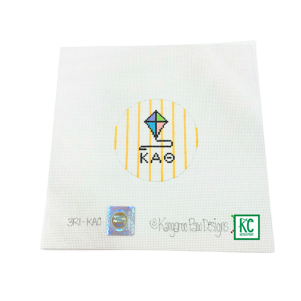 Kappa Alpha Theta</br> 3" Round Canvas