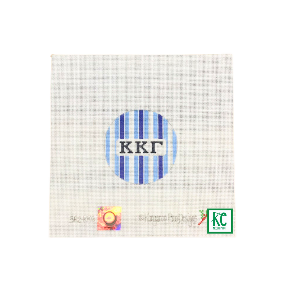 Kappa Kappa Gamma</br> 3" Round Canvas