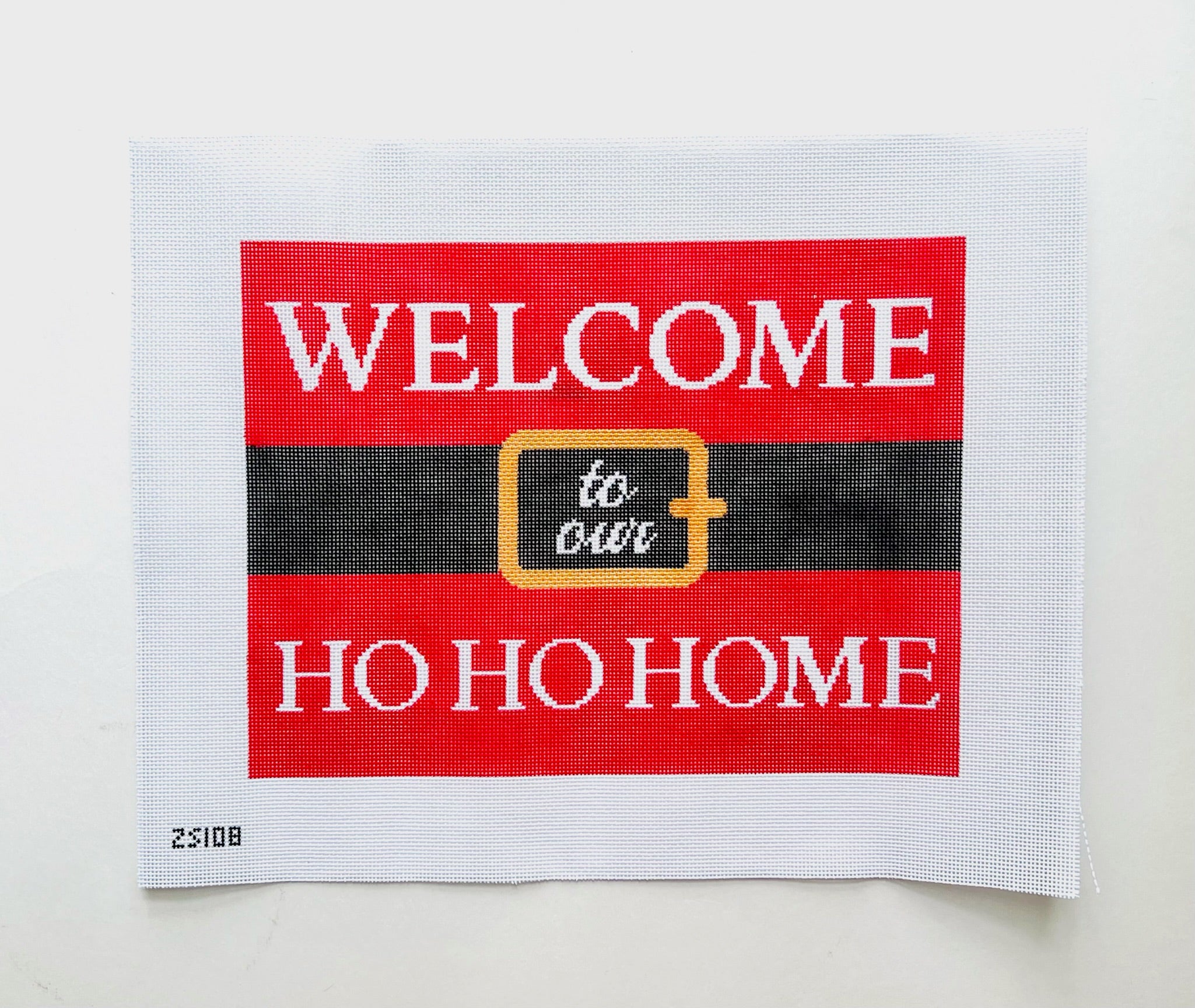 Welcome to Our Ho Ho Home Canvas - KC Needlepoint