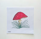 Fly Agaric on White Needlepoint Canvas - KC Needlepoint