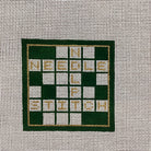 MIni Crossword Canvas - KC Needlepoint