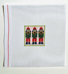 Nutcrackers Square Canvas - KC Needlepoint